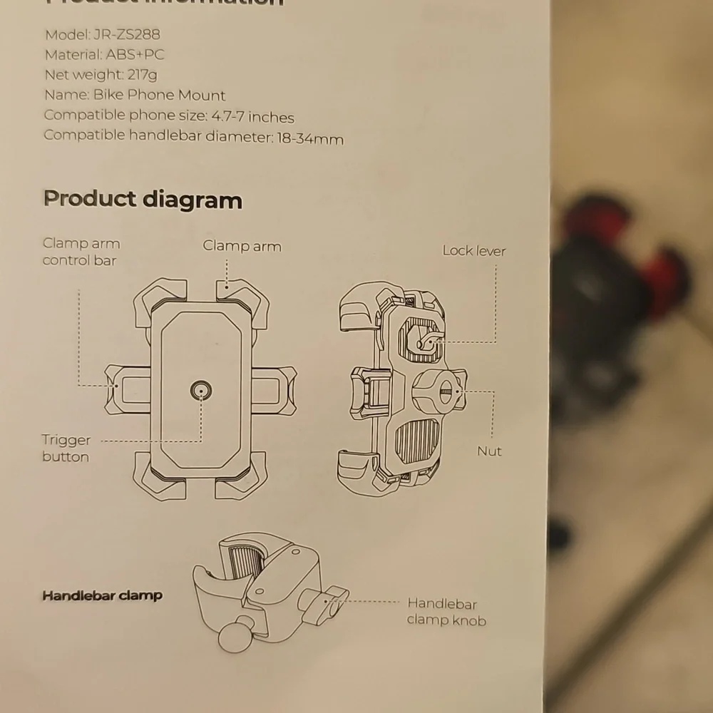 Joyroom bike phone
